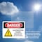 Signmission Electrocution Hazard Crane Danger Sign, Plastic, 10in W x 7in L, 2PK OS-2PACK-DS-P-710-L-1764 - alternate 6